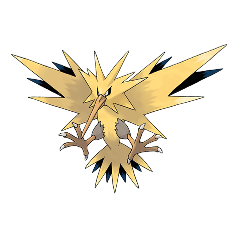 145. Zapdos (no confirmed discoveries in the game yet)